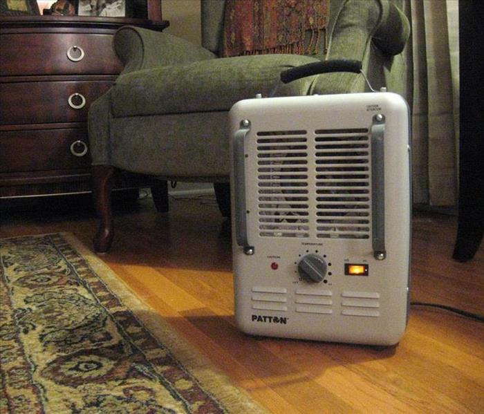 Image of space heater in room